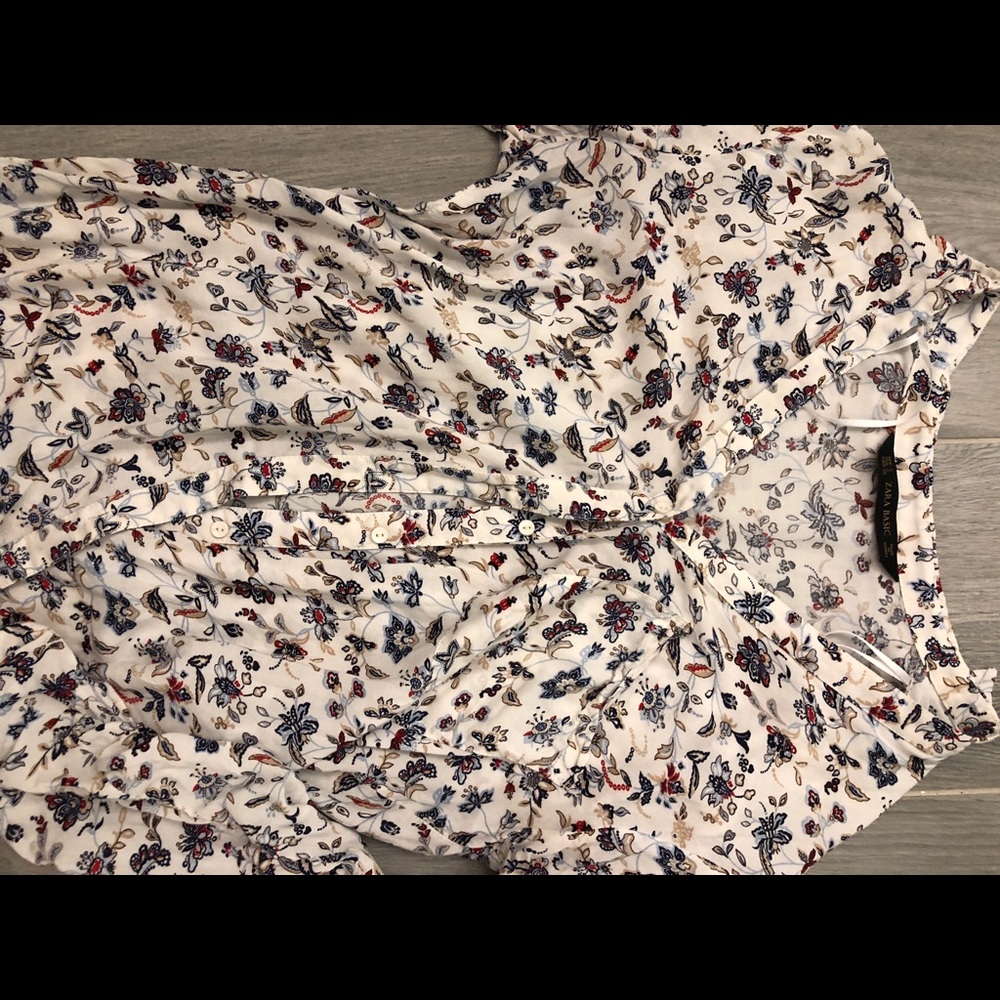 Zara soft blouse